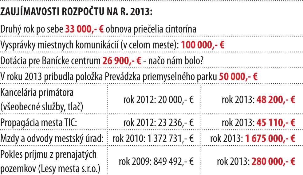 rozpocet mesta tabulka